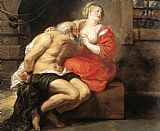 Peter Paul Rubens Canvas Paintings - Cimon and Pero